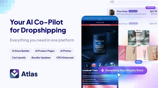 Atlas: AI Store Builder screenshot