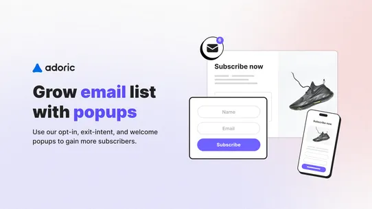 Adoric Popup &amp; Email Popups screenshot