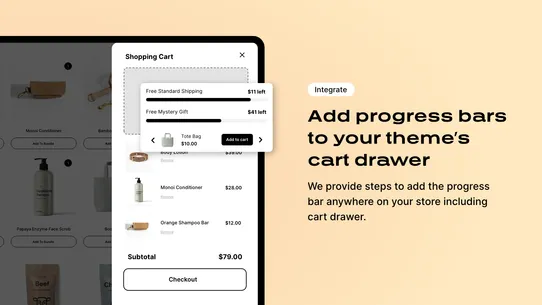 Progressify: Free Shipping Bar screenshot