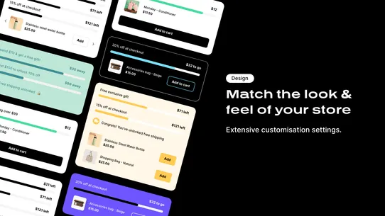 Progressify: Free Shipping Bar screenshot