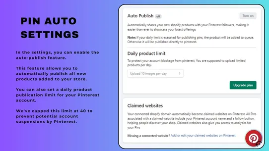 Pin Auto : Pinterest Publisher screenshot