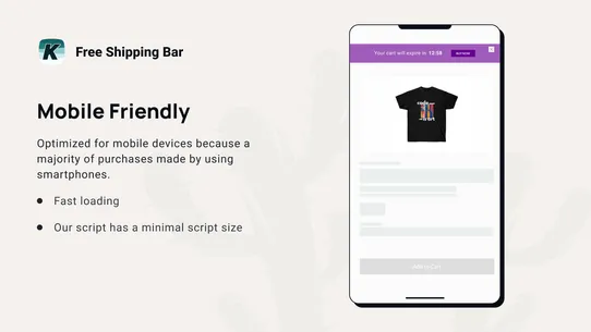 Kaktus ‑ Free Shipping Bar screenshot