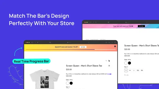 Kaktus ‑ Free Shipping Bar screenshot