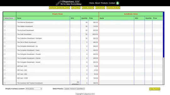 QuickBooks Sync by Ubiquitous screenshot