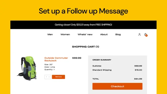 Shipping &amp; Promo Bar by SpurIT screenshot