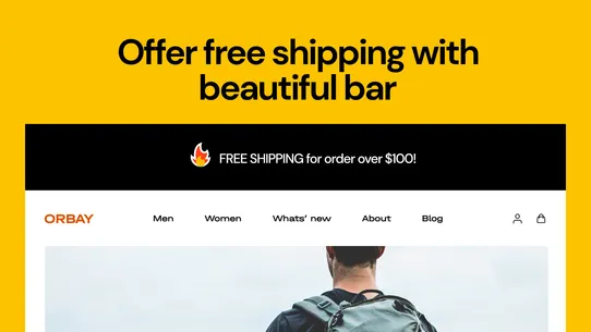 Free Shipping &amp; Hello Bar screenshot