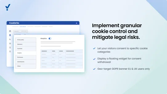 CookieYes GDPR Cookie Banner screenshot