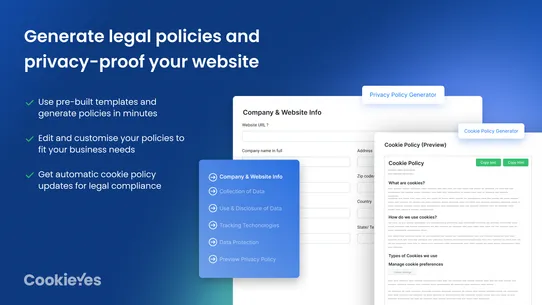 CookieYes GDPR Cookie Banner screenshot