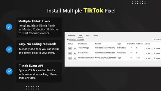 Fox ‑ Multiple Tiktok Pixels screenshot