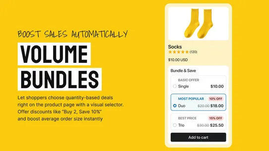 MW Product Bundles &amp; Add‑ons screenshot
