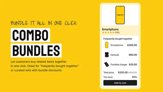 MW Product Bundles &amp; Add‑ons screenshot