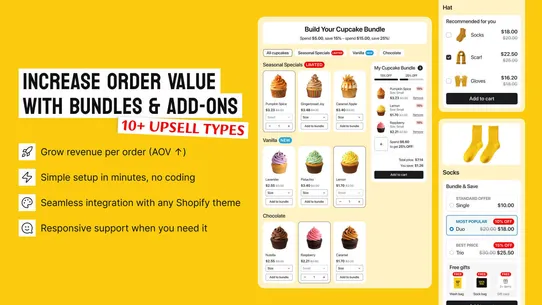 MW Product Bundles &amp; Add‑ons screenshot