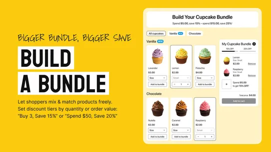 MW Product Bundles &amp; Add‑ons screenshot