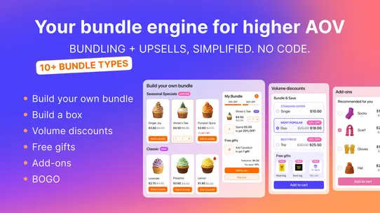 Mix and Match Bundle Builder screenshot