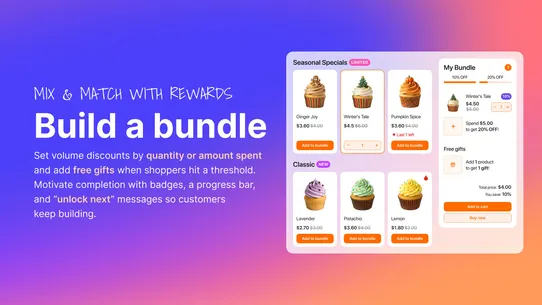 Mix and Match Bundle Builder screenshot