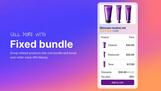 Mix and Match Bundle Builder screenshot