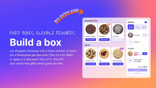 Mix and Match Bundle Builder screenshot
