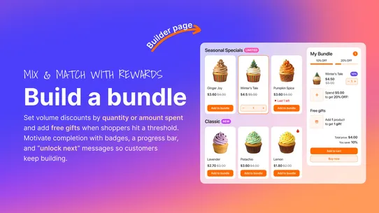 Mix and Match Bundle Builder screenshot