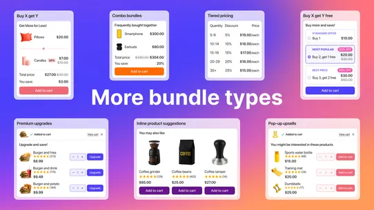 Mix and Match Bundle Builder screenshot