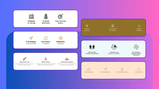 PX Trust Badges &amp; Icons screenshot