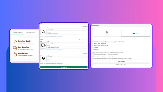 PX Trust Badges &amp; Icons screenshot