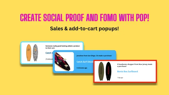 Pop! ‑ Social Proof Popups screenshot