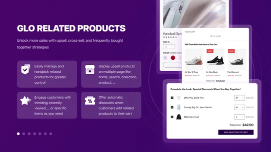 Tipo Related Products, Upsell screenshot