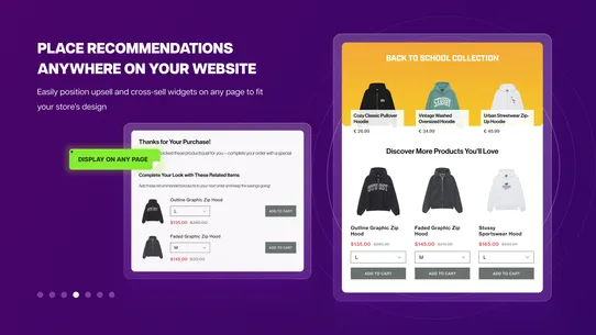 Tipo Related Products, Upsell screenshot