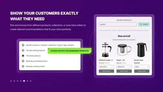 Tipo Related Products, Upsell screenshot
