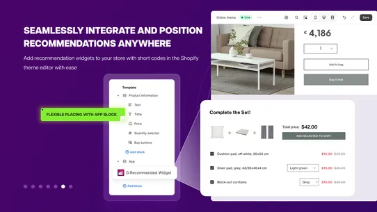 Tipo Related Products, Upsell screenshot