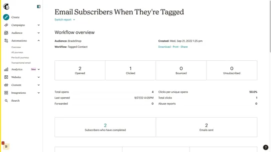 Mailchimp: Email Marketing screenshot