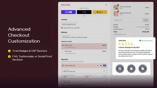 Checkout Wiz: Checkout upsells screenshot