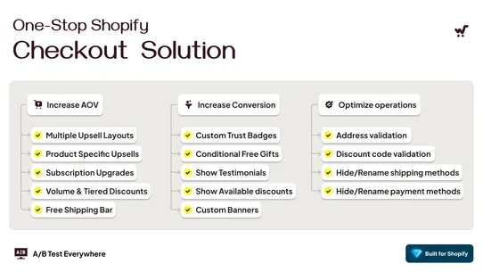 Checkout Wiz: Checkout upsells screenshot