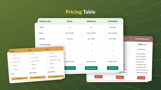 TablePress ‑ Data Tables screenshot