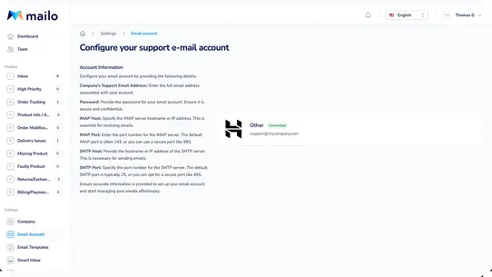 Mailo AI : E‑Mail Support AI screenshot