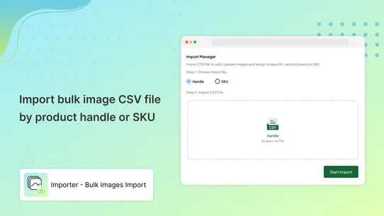 Importer ‑ Bulk Images Import screenshot