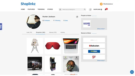 Shoplinkz screenshot