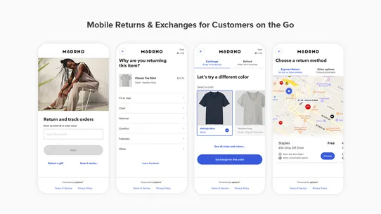 Optoro Returns &amp; Exchanges screenshot
