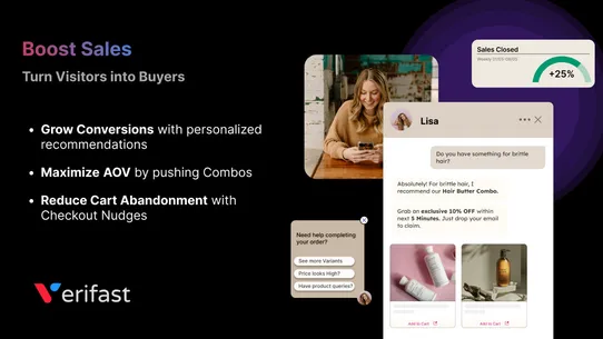 Verifast AI Chatbot +Sales Bot screenshot