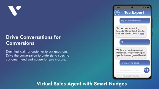 Verifast AI Sales Chatbot screenshot