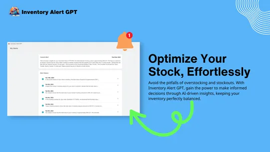 Inventory Alert GPT screenshot