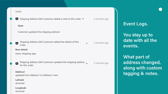 Allow Editing Shipping Address screenshot