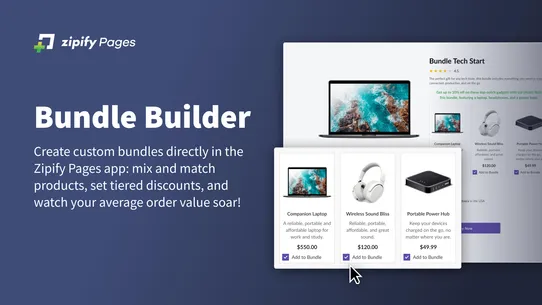 Zipify Landing Page Builder screenshot