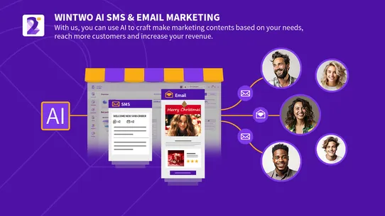 WinTwo AI SMS,Email Marketing screenshot