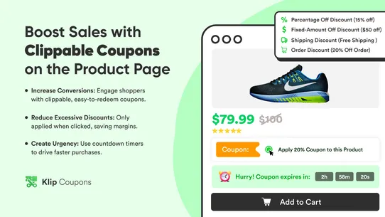 Klip Coupons: Product Discount screenshot