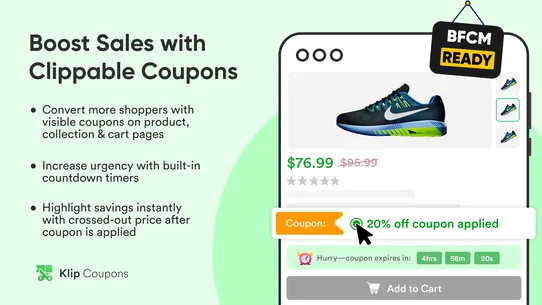 Klip Coupons: Product Discount screenshot