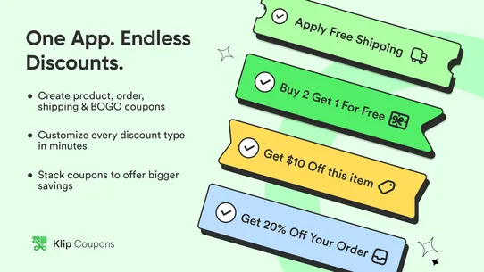 Klip Coupons: Product Discount screenshot