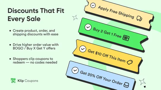 Klip Coupons: Product Discount screenshot