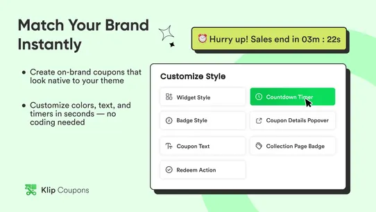 Klip Coupons: Product Discount screenshot