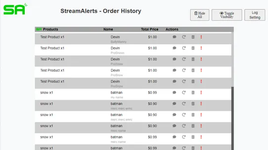 Stream Alerts screenshot